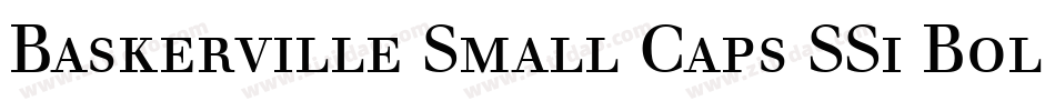 Baskerville Small Caps SSi Bold Small Caps字体转换